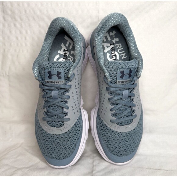 Under Armour Women's Micro G Speed Swift 2 Running Sneakers Blue Size 7.5 Shoes - Picture 4 of 10